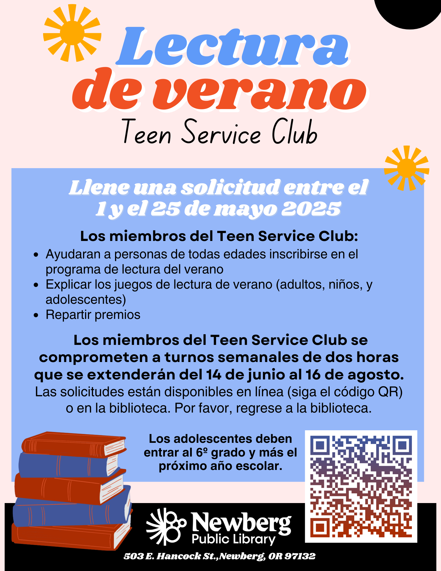 Teen Flyer Spanish